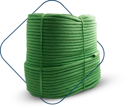 CORDA TRANÇADA PET VERDE
