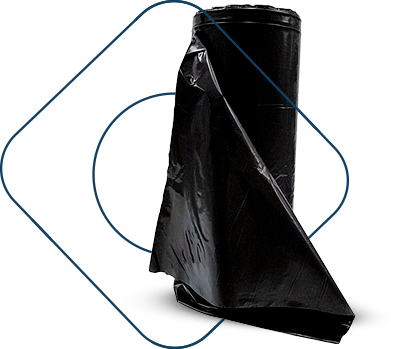 Lona Plástica Preta para proteção